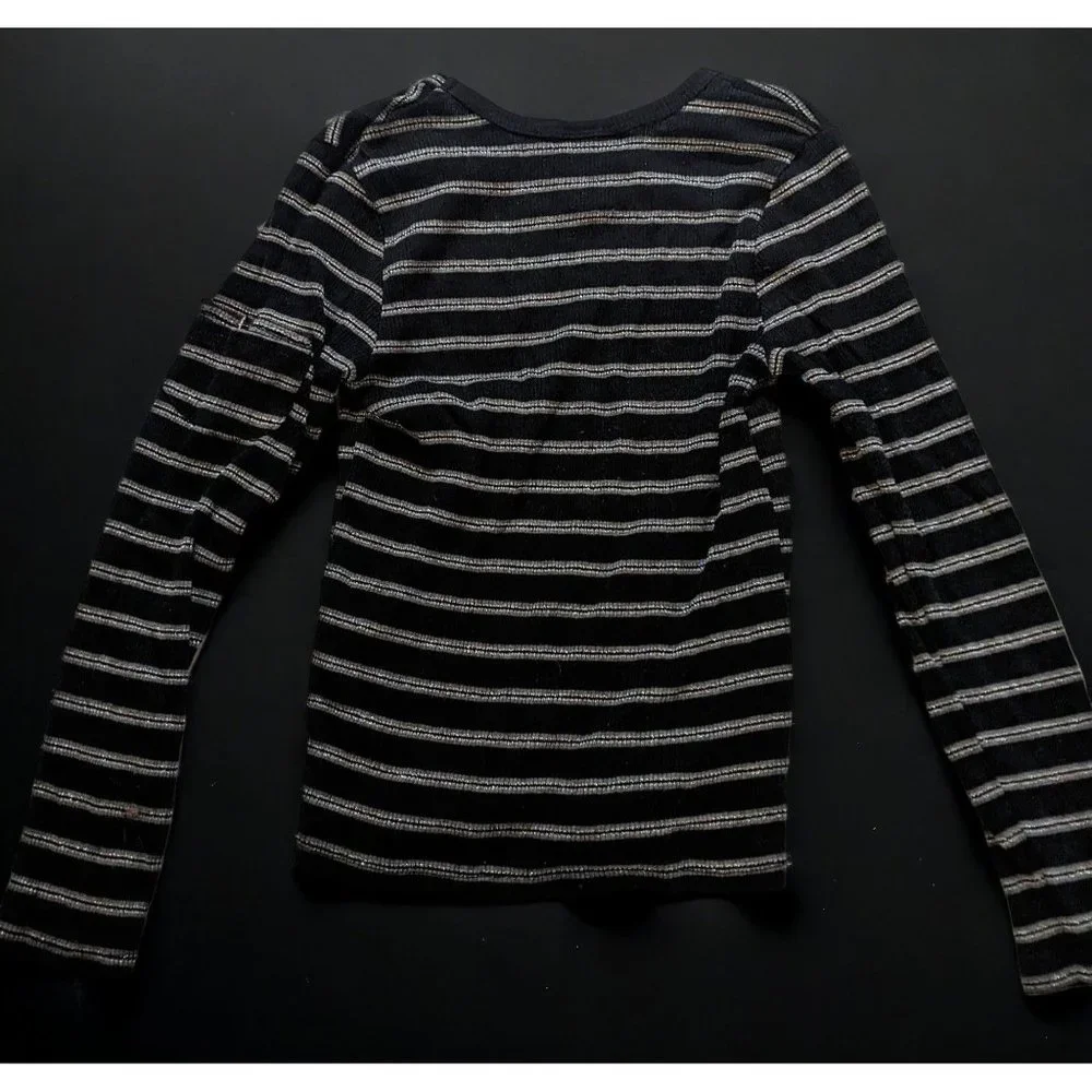 In Design Striped Ribbed Top - Picture 5 of 8